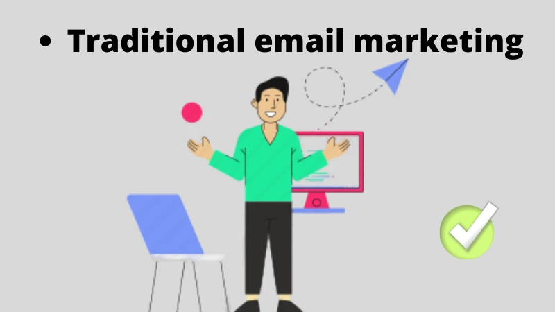 Traditional email marketing