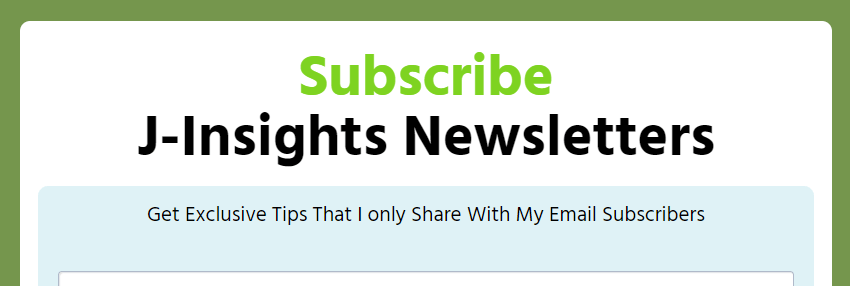 j-insights newsletter