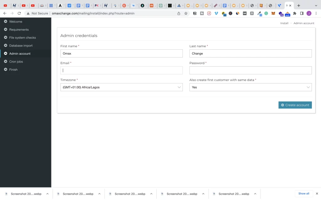 install mailwizz on contabo vps