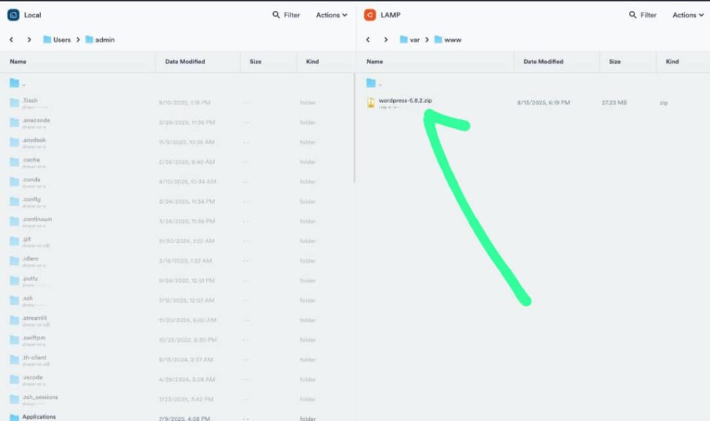 Install wordpress on ubuntu